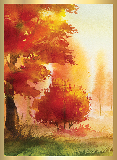 Watercolor Trees