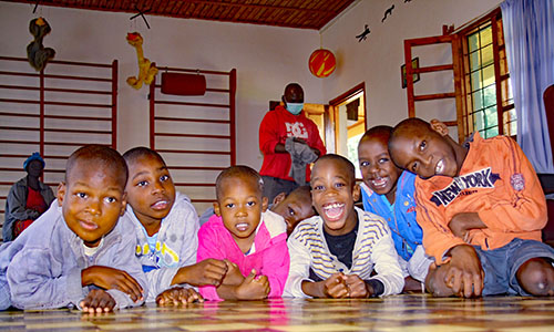 Photo of children at Children’s Centre, Tanzania
