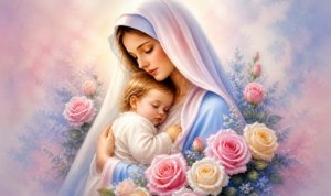 in honor of the Blessed Mother.