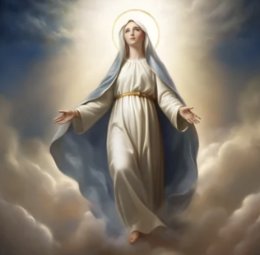 in honor of the Assumption of our Blessed Mother, for the protection of my family.