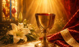 in honor of the Most Precious Blood of Jesus.