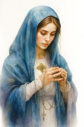 in honor of the Holy Rosary, for my dearly departed loved ones.